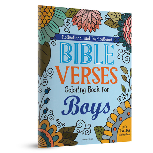 Motivational and Inspirational Bible Verses Coloring Book For Boys by Wonder House Books, 9789370890855