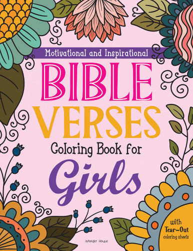 Motivational and Inspirational Bible Verses Coloring Book For Girls by Wonder House Books, 9789370897069