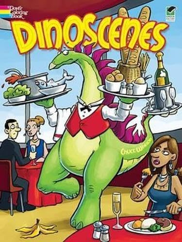 Dinoscenes by Chuck Whelon, 9780486472638