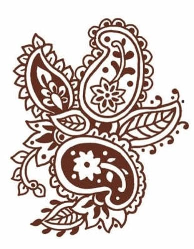 Henna Paisley Tattoos (Miniature Edition) by Anna Pomaska, 9780486437163
