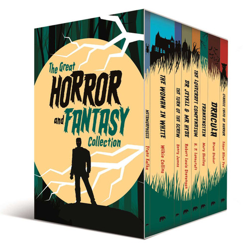 The Great Horror and Fantasy Collection by Various Authors, Wilkie Collins, Franz Kafka, H. P. Lovecraft, Bram Stoker, Edgar Allan Poe, Henry James, Mary Shelley, Robert Louis Stevenson, 9781789508314