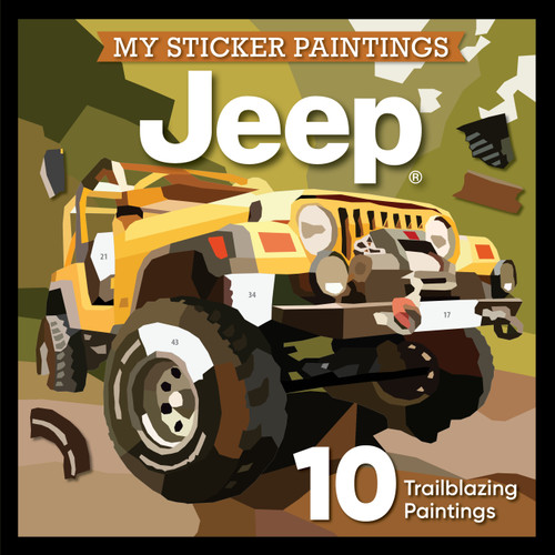 My Sticker Paintings: Jeep® (10 Trailblazing Paintings) by Editors of Happy Fox Books, 9781641244688