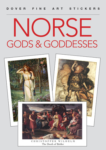 Dover Fine Art Stickers: Norse Gods & Goddesses (Miniature Edition) by Dover Publications, 9780486857749