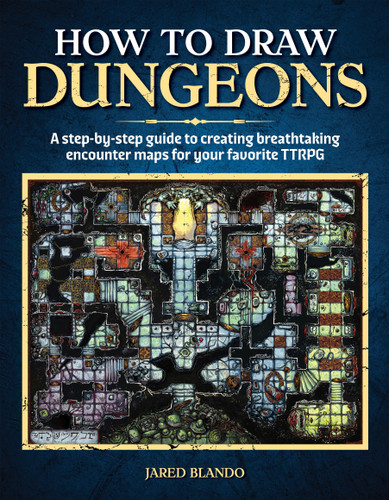 How to Draw Dungeons (Miniature Edition) by Jared Blando, 9781964487878