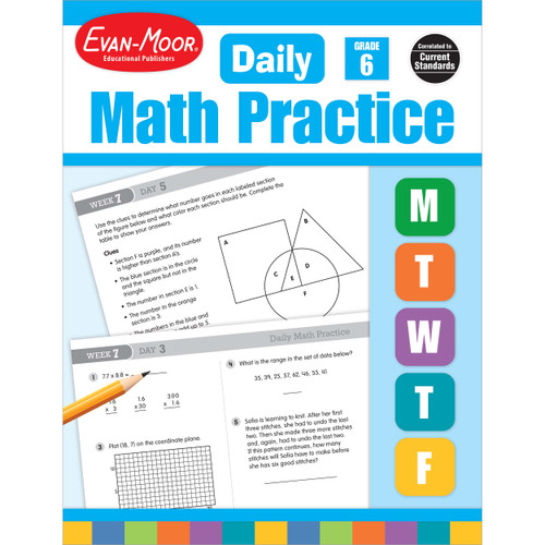 Daily Math Practice, Grade 6 Te by Evan-Moor Educational Publishers, 9781557997463