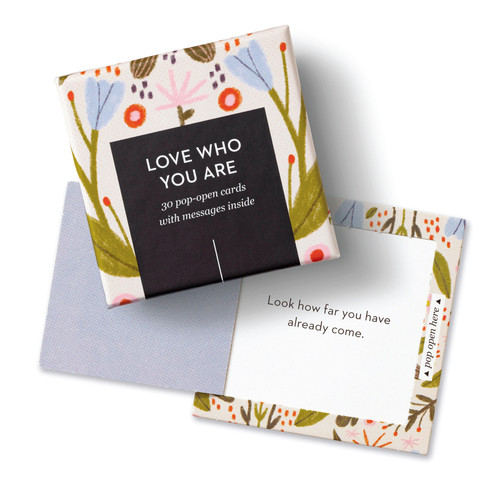 ThoughtFulls: Love Who You Are (30 Pop-Open Cards with Messages Inside) by COMPENDIUM, 9781966077695