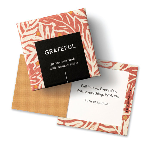 ThoughtFulls: Grateful (30 Pop-Open Cards with Messages Inside) by COMPENDIUM, 9781966077565