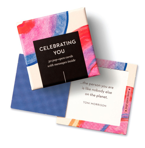 ThoughtFulls: Celebrating You (30 Pop-Open Cards with Messages Inside) by COMPENDIUM, 9781966077473