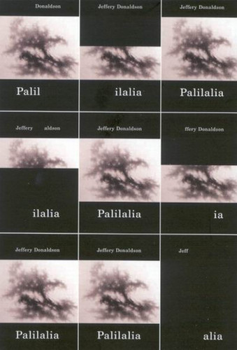 Palilalia by Jeffery Donaldson, 9780773533837