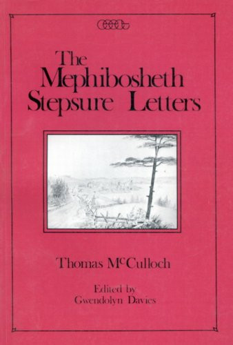 The Mephibosheth Stepsure Letters by Thomas Mcculloch, 9780886290443