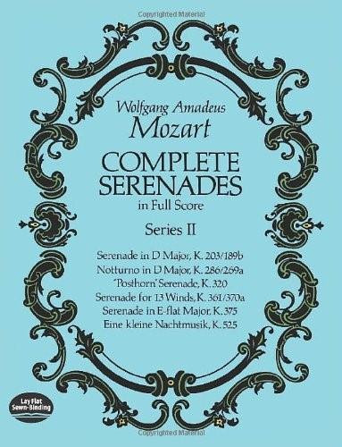 Complete Serenades in Full Score, Series II by Wolfgang Amadeus Mozart, 9780486265667