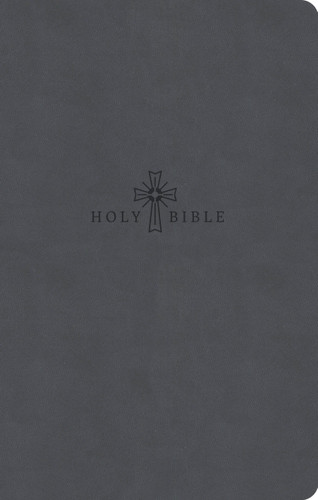 CSB Premium Gift Bible, Easy-to-Read Optimal Type, Charcoal LeatherTouch by CSB Bibles by Holman, 9798384557258