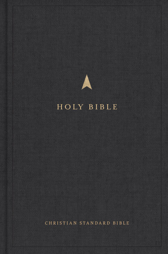 CSB Pew Bible, Large Print Edition, Easy-to-Read Optimal Type, Charcoal Cloth Over Board by CSB Bibles by Holman, 9798384557289