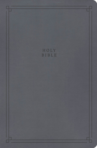 CSB Large Print Personal Size Reference Bible, Value Edition, Easy-to-Read Optimal Type, Charcoal LeatherTouch by CSB Bibles by Holman, 9798384557531