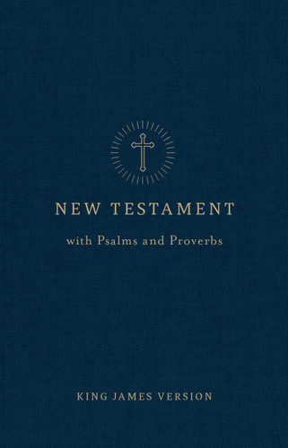 KJV Pocket New Testament with Psalms and Proverbs, Navy Trade Paper (Miniature Edition) by Holman Bible Publishers, 9798384557715