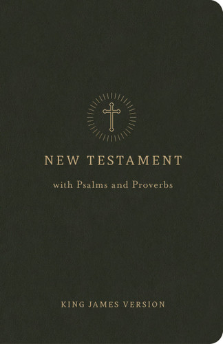 KJV Pocket New Testament with Psalms and Proverbs, Olive LeatherTouch (Miniature Edition) by Holman Bible Publishers, 9798384557722