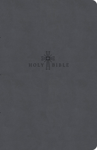 KJV Premium Gift Bible, Charcoal LeatherTouch by Holman Bible Publishers, 9798384557746