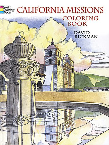 California Missions Coloring Book by David Rickman, 9780486273464