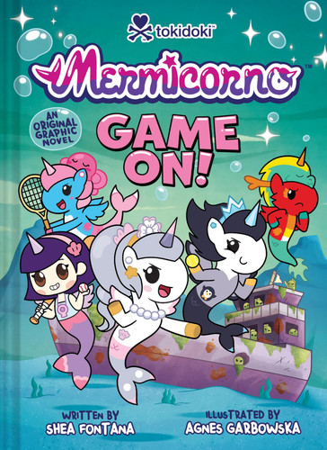 Mermicorno: GAME ON! (An Early Graphic Novel) by Shea Fontana, Agnes Garbowska, 9781419783074