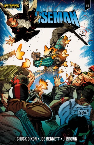 The Horseman #3 by Chuck Dixon, Joe Bennett, J. Brown, The Invisible Art Studio, 9781971084305