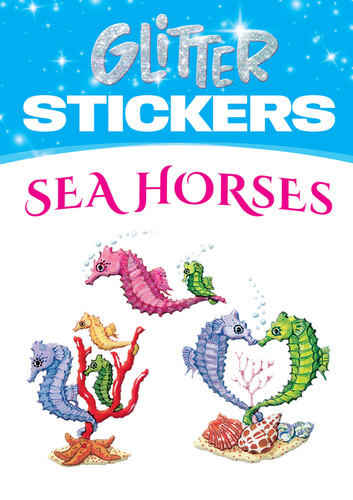 Glitter Sea Horses Stickers (Miniature Edition) by Nina Barbaresi, 9780486462097