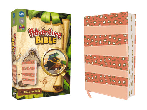 NIV, Adventure Bible, Leathersoft, Coral, Full Color, Thumb Indexed Tabs by Lawrence O. Richards, Zondervan, 9780310461890