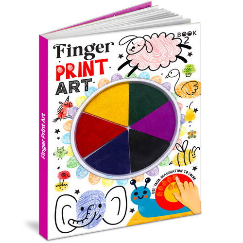 Finger print art coloring book- 2 by Mamta Garg, 9789376890699