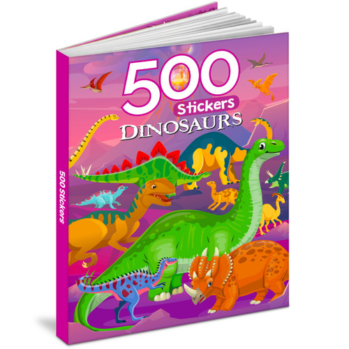 500 Dinosaur Stickers Book by Mamta Garg, 9789376890842