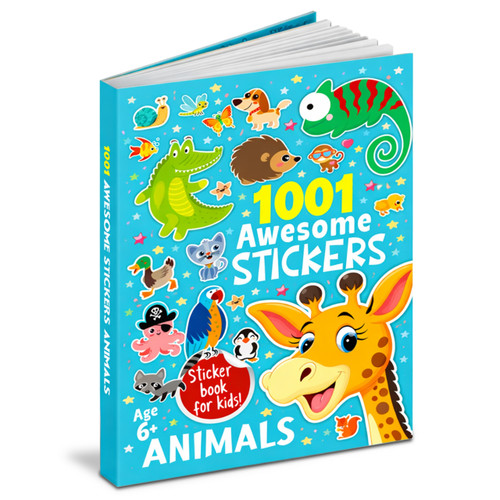 1001 Awesome Stickers - Animals by Mamta Garg, 9789376896271