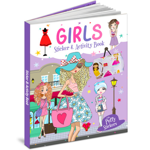 Girls Sticker & Activity Book - Puffy Stickers by Mamta Garg, 9789376896783