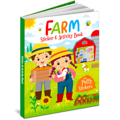 Farm Sticker & Activity Book - Puffy Stickers by Mamta Garg, 9789376898909