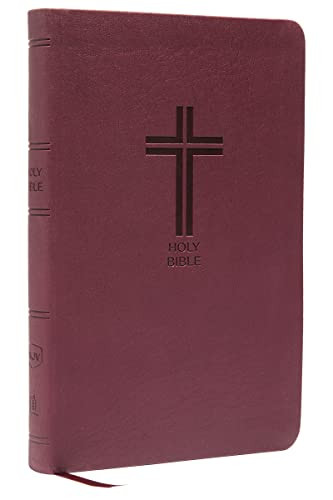 NKJV, Value Thinline Bible, Burgundy Leathersoft, Red Letter, Comfort Print (Holy Bible, New King James Version) by Thomas Nelson, 9780718075446
