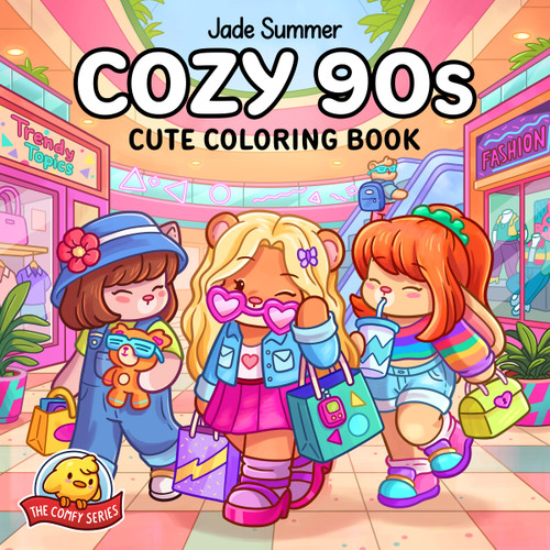 Cozy 90s (Cute Coloring Book) by Jade Summer, 9798217436644
