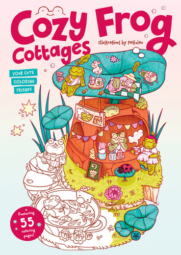 Cozy Frog Cottages (Your cute coloring friends) by petizieu, 9781923503816