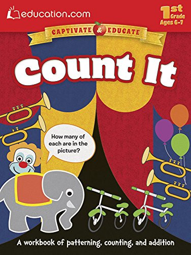 Count It (A workbook of patterning, counting, and addition) by Education.com, 9780486802602