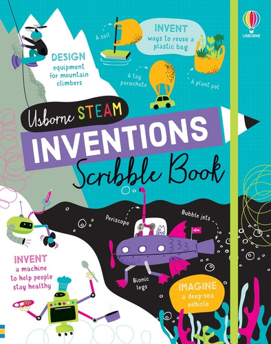 Inventions Scribble Book by Usborne, Petra Baan, 9781835405758