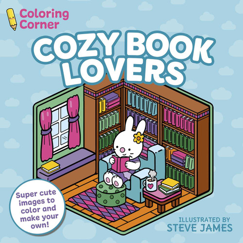 Coloring Corner: Cozy Book Lovers by Steve James, Steve James, 9781398877962