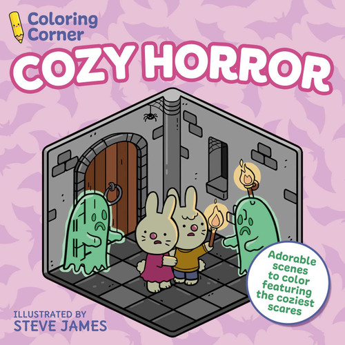 Coloring Corner Cozy Horror by James, 9781398880856
