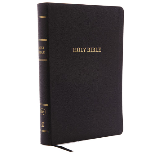 KJV Holy Bible: Giant Print with 53,000 Cross References, Black Bonded Leather, Red Letter, Comfort Print: King James Version by Thomas Nelson, 9780785215356