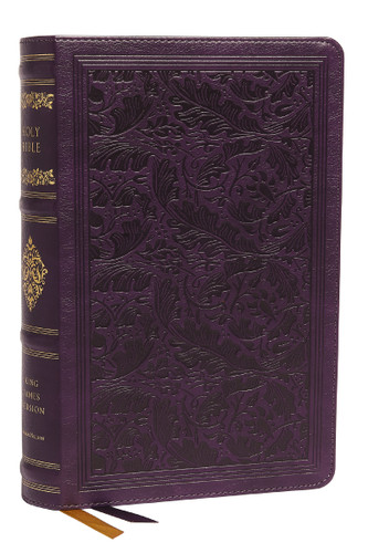 KJV, Personal Size Reference Bible, Sovereign Collection, Leathersoft, Purple, Red Letter, Thumb Indexed, Comfort Print by Thomas Nelson, 9780785239260