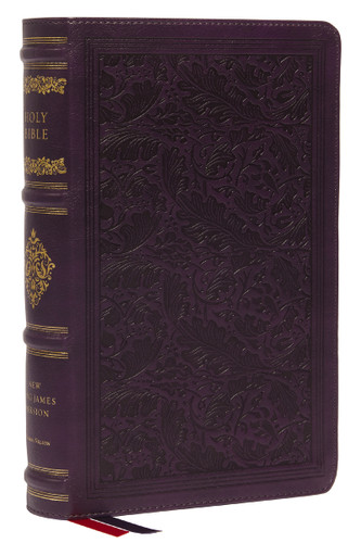 NKJV, Personal Size Reference Bible, Sovereign Collection, Leathersoft, Purple, Red Letter, Thumb Indexed, Comfort Print by Thomas Nelson, 9780785265269