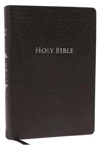 KJV Study Bible, Large Print, Bonded Leather, Black, Red Letter (Second Edition) by Thomas Nelson, 9781401679569