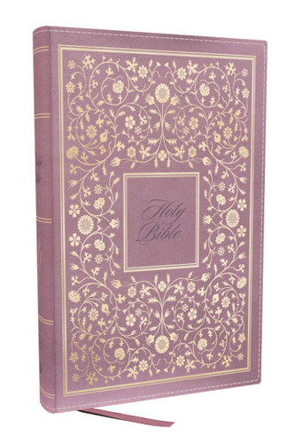 NKJV, Personal Size Thinline Bible with Cross References, Pink Leathersoft, Comfort Print, Red Letter, Thumb Indexed by Thomas Nelson, 9781400360185