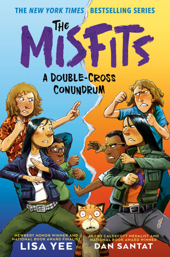A Double-Cross Conundrum (The Misfits) by Lisa Yee, Dan Santat, 9798217023813