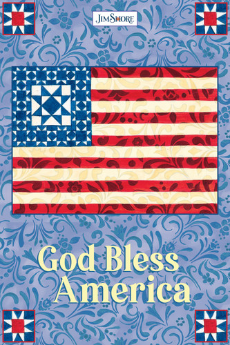 God Bless America Mini Notebook (Miniature Edition) by Jim Shore, 9781641781565