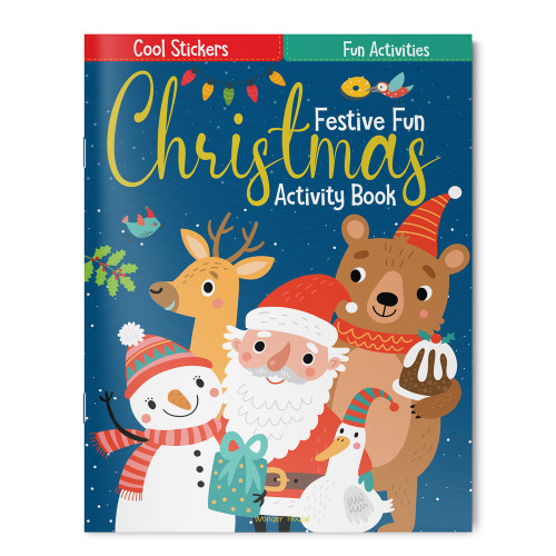 Festive Fun Christmas Activity Book with Stickers by Wonder House Books, 9789358564372