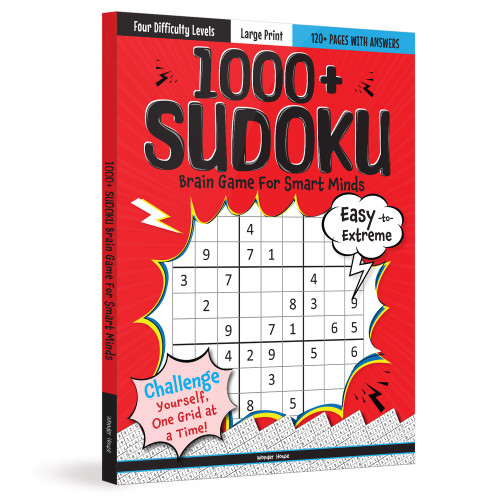 1000 + Sudoku Brain Games for Smart Minds by Wonder House Books, 9789358565072