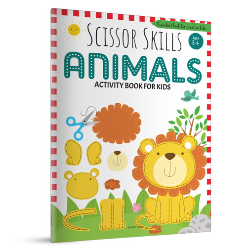 Scissor Skills: Animal (Activity Book for Kids) by Wonder House Books, 9789362140142