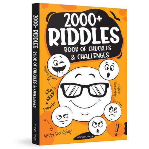 2000+ Riddles Book of Chuckles & Challenges by Wonder House Books, 9789362143464