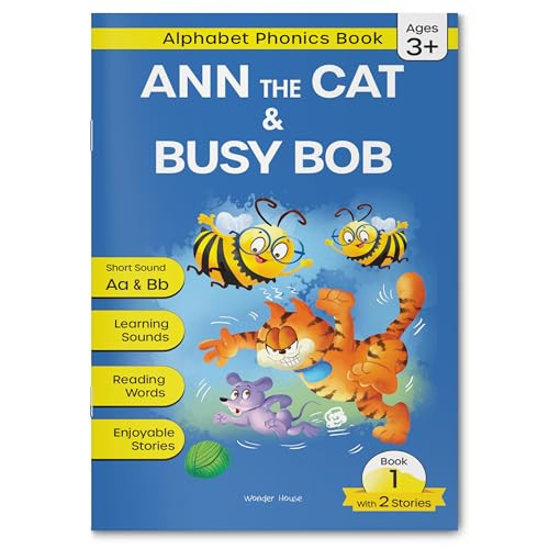 Phonics Book 1 : Ann the Cat & Busy Bob by Wonder House Books, 9789370890183